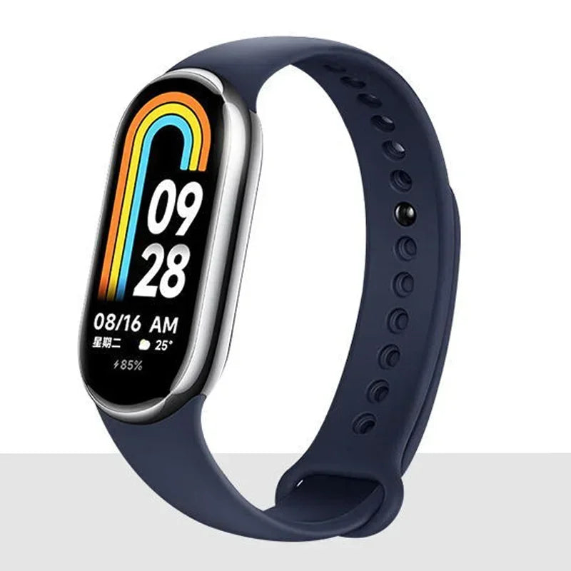 Watch Strap for Xiaomi Mi Band 8-9 NFC Bracelet Accessorie Sport Silicone Smartwatch Wristband correa Mi Band 8-9 global version