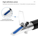 Hand Held 0-80% Baijiu Alcohol Refractometer ATC Liquor Whisky Alcohol Tester Alcohol Content Tester for Liquor Spirits