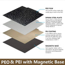 For 3D Printer Flying Bear Ghost 6 Ghost 5 PET PEI PEO Hot Bed Build Plate Spring Steel Plate Magnetic Double Sided Printing