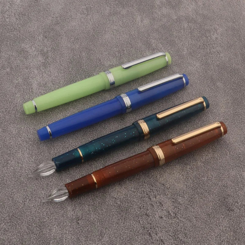 JinHao 82 Fountain Pen Color match Dip in water Glass Nib Stationery Office School Supplies Ink Pens