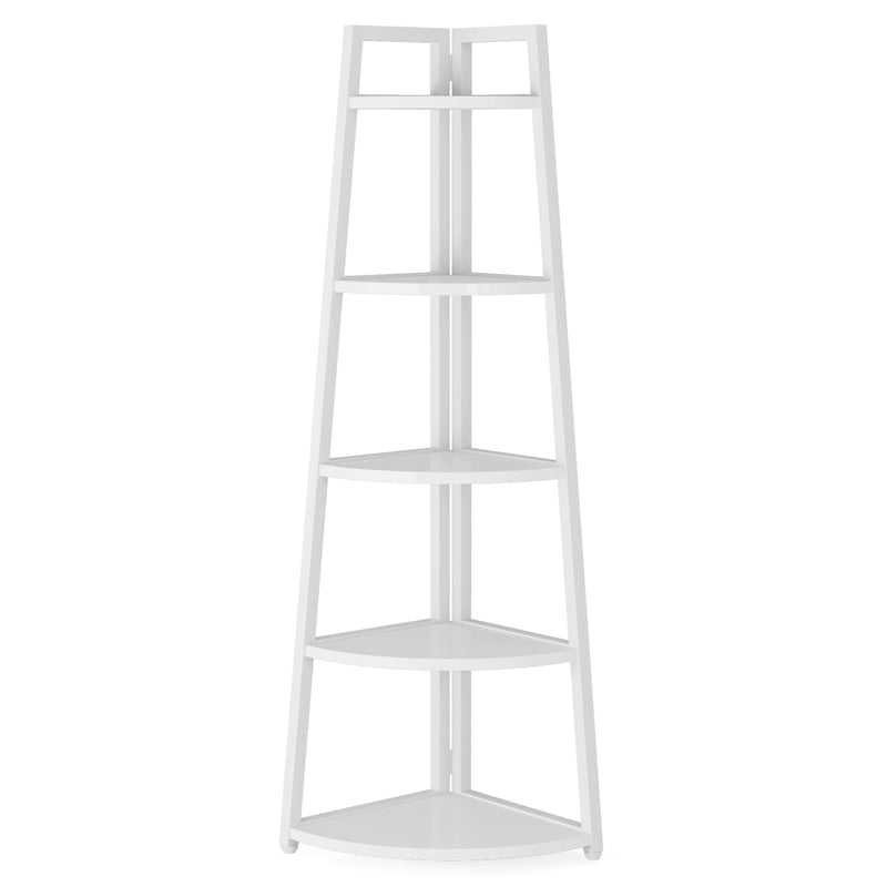 Tribesigns Bookcase Corner Book Shelf Rack Wood Bookshelf Storage Shelves