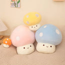 Mushroom Plush Toys Cute Mushroom Plushie Stuffed Plants Kawaii Soft Pillows Home Decor Kids Gift Red/Pink /Blue Mushroom Doll
