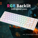 RK Royal Kludge RK837 Mechancial Keyboard 68 Keys 65% Compact 2.4G Wireless Bluetooth Gamer Keyboard RGB Backlight Hot Swappable