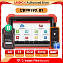 LAUNCH X431 CRP919X BT OBD2 Scanner Automotive Diagnostic Tools Car CANFD DOIP ECU Coding Professional Scan 2-Year Free Update