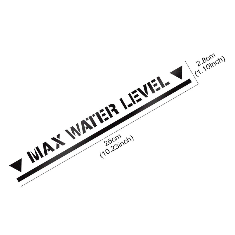 Max Water Level Car Sticker For SUZUKI Jimny Raptor Hilux Ranger Fit Offroad Military 4x4 Waterproof Vinyl Film Car Accessories