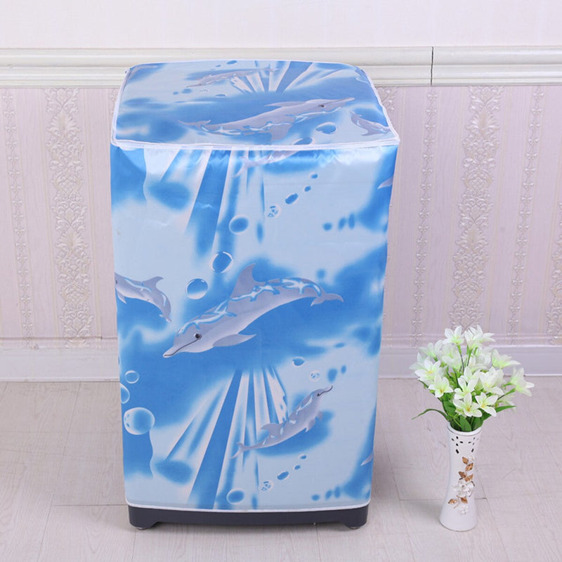 Home Automatic Impeller Roller Dust Cover Front Open Waterproof Washing Machine Cover Sunscreen  For Drum Accessories 56*61*82cm