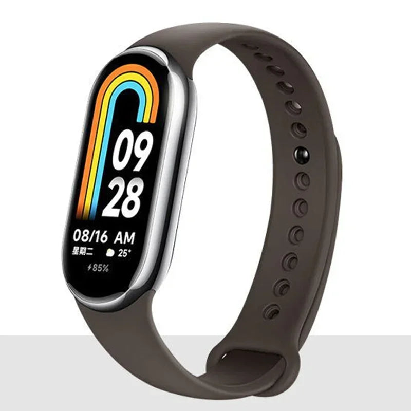 Watch Strap for Xiaomi Mi Band 8-9 NFC Bracelet Accessorie Sport Silicone Smartwatch Wristband correa Mi Band 8-9 global version