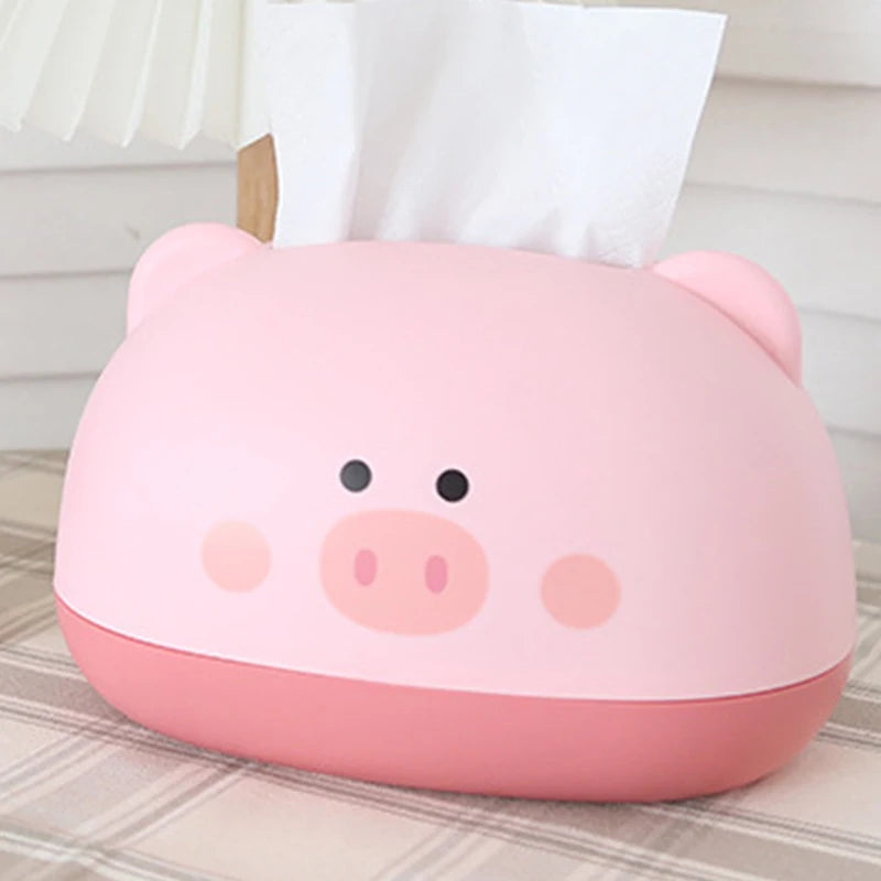 Card cute home living room tissue box simple creative desktop hygiene roll paper storage box waterproof paper box