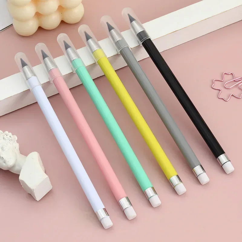 Infinity Pencil Inkless Forever Pencil Reusable Everlasting Pencil for Writing Drawing Stationery Office Student School Supplies