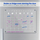 Magnetic Dry Erase Calendar for Fridge - Monthly & Weekly Planner - Reusable Whiteboard - Perfect Kitchen Accessory for Organizi