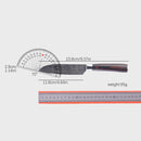 Carbon Steel Santoku Kitchen Knife for Home Restaurant Razor Sharp Japanese Chef Ergonomic Handle