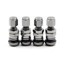 TQQTQQ 4Pcs/Set Car Truck Motorcycle Valve Short Stems Metal Bolt Tire Valve Stem Kit with Dust Cap Car Accessories