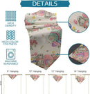 Bunny Eggs Flower Tulip Easter Linen Table Runners Dresser Scarf Table Decor Washable Kitchen Dining Coffee Table Runners Decor