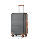 KONO TSA Lock, suitcase (M/L/XL) TONO Hard Case, Lightweight ABS Trolleys with Twin wheels