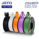 JAYO PLA Matte Filament 1.75MM 3D Printer Filament PLA Series 1.1KG/Roll 5 Rolls/set PETG 3D Printing Material For FDM