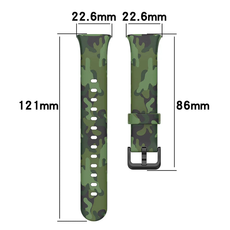 Printed Silicone Strap for Xiaomi Mi Band 7 Pro Smart Bracelet Wristband Accessories