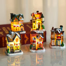 Christmas Luminous Castle House Ornament 2024 New Year Kid Gift Christmas Decoration for Home Xmas Party Tabletop Decor Navidad