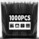 1000/100pcs Nylon Cable Ties Self Locking Detachable Cord Tie Straps Adjustable Fastening Loop Cables Zip Bundle Ties Wholesale