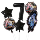 6pcs Disney Lilo & Stitch Party Balloons Stitch 32" Number Balloon set Baby Shower Birthday Party Decorations Kids Toy Gifts