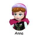 SLUBAN Girl Princess Royal Carriage Wagon Horse Racing Party Model Building Blocks Enlighten Action Figure Toys For Children