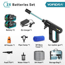 YOFIDRA 220Bar Brushless Electric High Pressure Car Washer Gun 3 Gear Water Spray Gun Household Garden Tools For Makita Battery