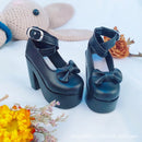 60CM BJD Doll Shoes PU Leather Singles 1/3 BJD Leather Single Shoes Leather Sandles Doll Accessories for 60cm Doll