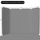 SH Green Screen 2.4X4M Collapsible Chroma Key Backdrop Wrinkle-Resistant Fabric Ultra-Quick Setup background removal for Stream