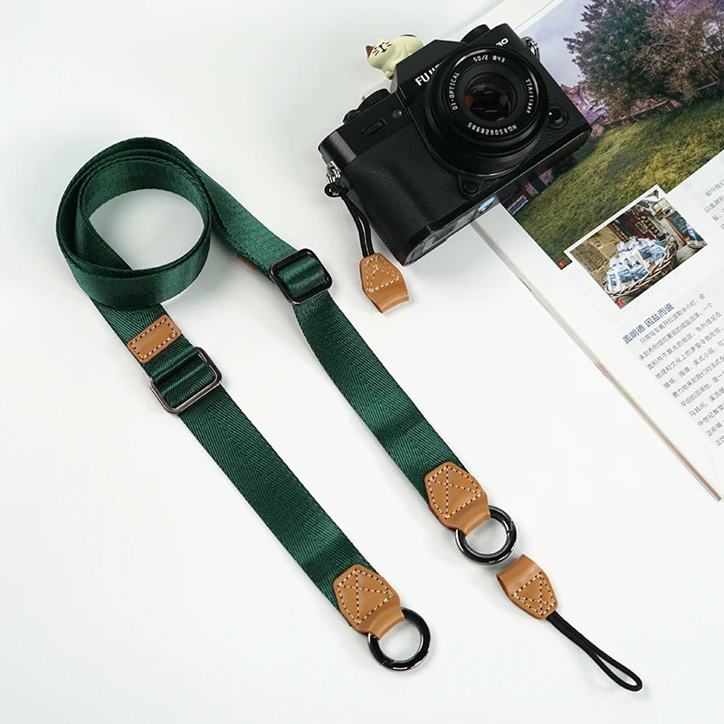 Camera Shoulder Strap Length Adjustable Universal Width Press Released Quick Released Cloth Long for sony canon nikon fujifilm