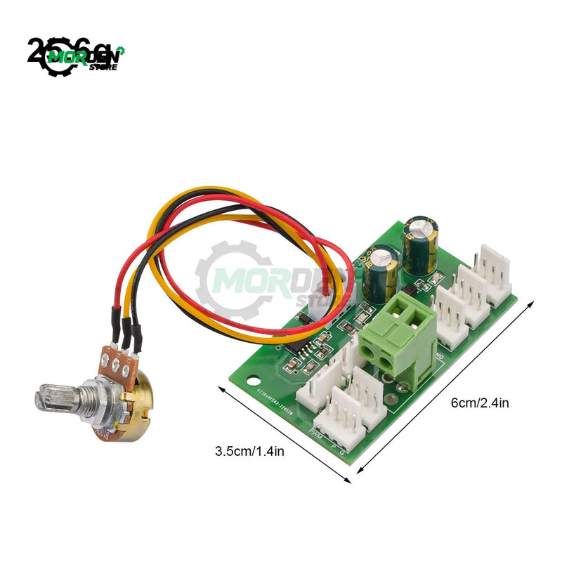 DC 12V 2510-4P 8Miner Fan Speed PWM Controller 8-Channel Hub High-Power Violent Fan Controller Fan Speed Governor Power Supply