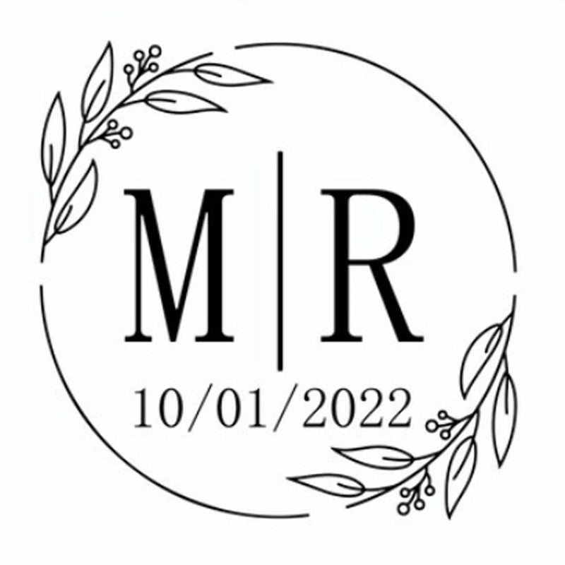 96 Pcs Personalized Round Circle Label Stickers Custom Name Date Thank You Stickers for Bridal Shower Party Favors