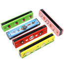 Wooden Harmonica Children Day Gift Birthday Party Favors Cartoon Pattern Lovely Noise Making Gathering Parties Instruments TMZ