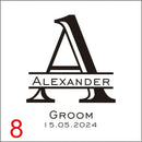 Personalized Logo Leather Hip Flask Set Birthday Father's Day Gift Custom 6oz Flask Wedding Favors Groom Groomsman Best Man Gift