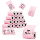 10Rolls Cash Registers Papers Pink Thermal Papers BPA Free Fits All 58mm Mini POS Printers Square Terminal Credit Card Machines