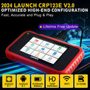 LAUNCH X431 CRP123E V2.0/CRP129E V2.0 Lifetime Free Update SRS ABS Engine Transmission Scan Tool DTC Diagnostic Scanner OBD2 Car