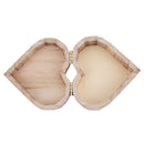 New Arrive Storage Boxes Heart Shape Wood Box Jewelry Box Wedding Gift Home Storage Bin Earrings Ring Box Makeup Wood Case Gift