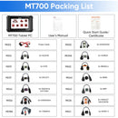 ANCEL MT700 OBD2 Motorcycle Scanner Full System Diagnostic Tool  Oil Reset ABS Bleeding ECU Coding Active Test for Motorcycle