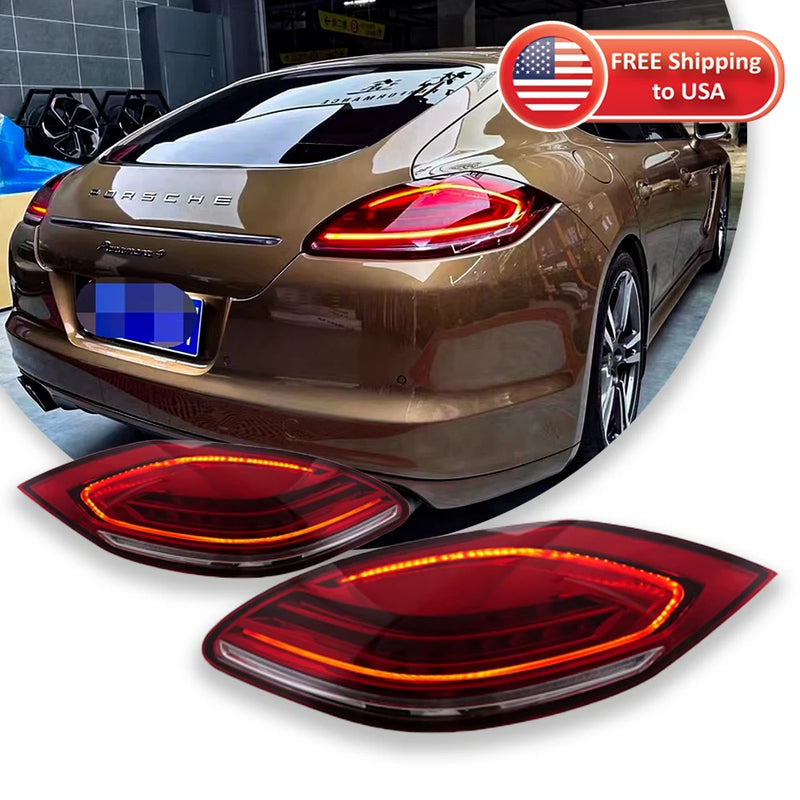 TYPY Car Lights For Porsche Panamera Taillight 970.1 2010-2013 LED Projetor Tail Lamp Daytime Running Light Auto Accessories