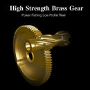 TSURINOYA Low Profile Bait Cast Reel DARK WOLF 150 7kg Drag Hight Strength Baitcasting Reel 7.1:1 182g Long Casting Fsihing Reel