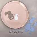 Piggy Craft metal cutting dies cut die mold New Easter series Scrapbook paper craft knife mould blade punch stencils dies