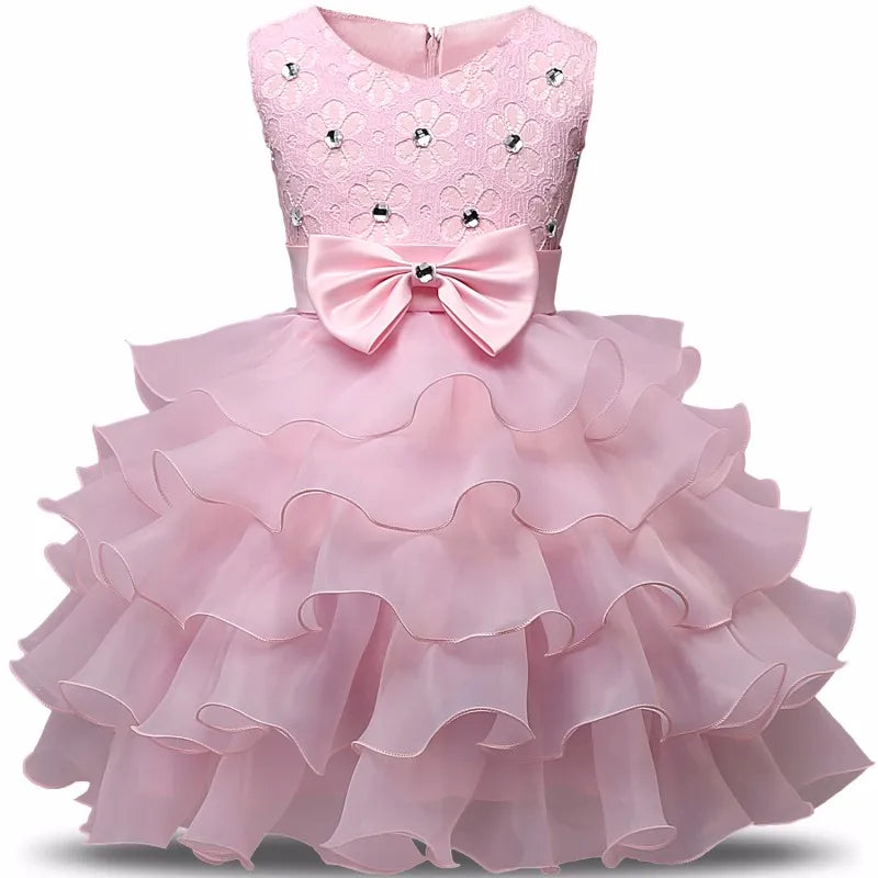 Girl Dress New Year Costume Kid Dresses Girls Clothes Party Princess Vestidos 5 6 7 8 Year Birthday Dress Christmas Baptism