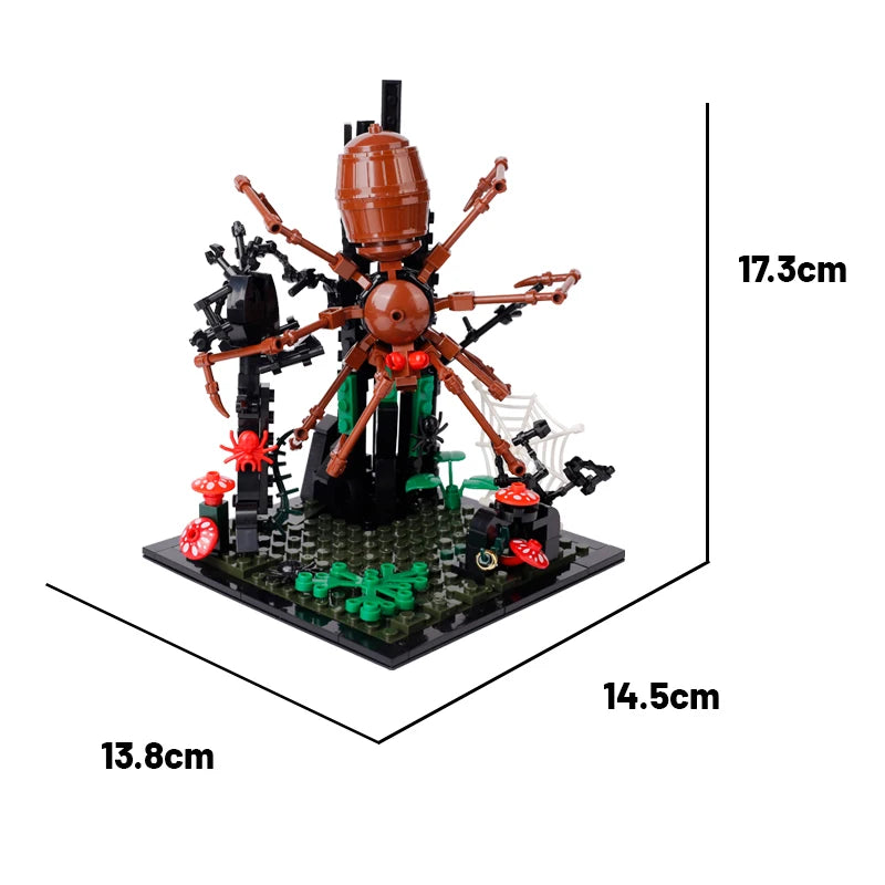 MOC City Series Building Blocks Figure Furniture House Kitchen Medieval Accessories DIY Bricks Set Christmas Toys for Kid Gifts