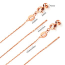 LUXUSTEEL Thin Chain Sliding Clasp Beaded Necklace For Women Rolo Snake Box Link Adjustable Trendy DIY Jewelry Wholesale 2022