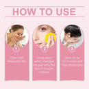 40PCS Turmeric Kojic Acid Cleansing Pads Exfoliating Pad Reduce Acne Brighten Skin Face Washing Tool Facial Cleanser Sponges