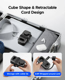 ORICO EU Plug Travel Power Strip with 3AC 3USB Port 1.1M Extension Cable 5-In-1 Charging Smart Socket for Home/Travel Save Space