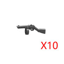 WWII Military Building Blocks Accessories Soldier Figures Weapons Box Rifle Submachine Gun AKM Shield Mini Brick Toy K003 Gift