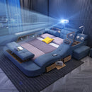 Multifonction Unique Modern Double Bed Storage King Salon Queen Double Bed Leather Smart Letto Matrimoniale Bedroom Furniture