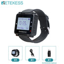 RETEKESS Hookah Wireless Waiter Calling System Restaurant Pager T128 Watch Receiver T117 Call Button Customer Service For Cafe