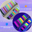 10 Colors Glow Fluorescent Neon Oil Face Body Art Paint UV Glow Oil Painting Halloween Party Fancy Dress Beauty Makeup Cosmetics