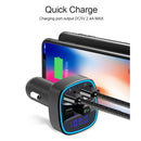 T25 Car Bluetooth 5.0 FM Transmitter MP3 Player Fast Charging Dual USB Charger