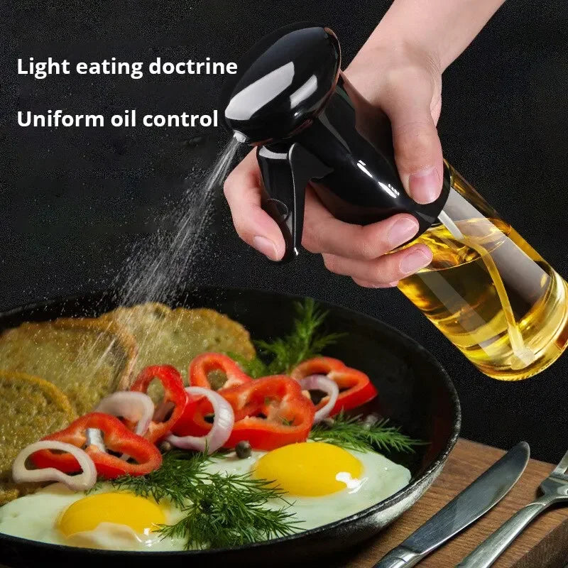 Olive Oil Spray for Fitness Cookware Set BBQ Oil Dispenser Sauce Bottle Sprayer Tableware Kitchen Dining Bar Home Garden